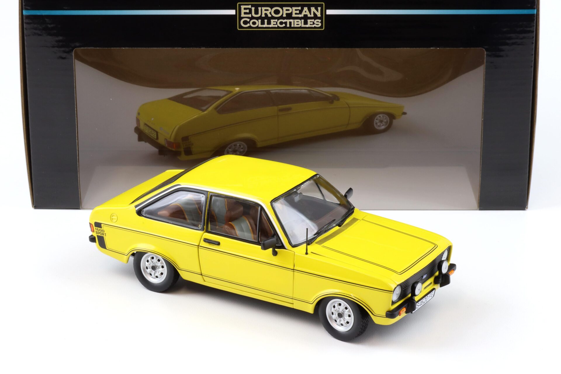1:18 Sun Star Ford Escort MKII Sport 1975 Signal yellow