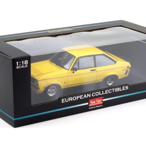 1:18 Sun Star Ford Escort MKII RS Mexico 1976 Signal yellow