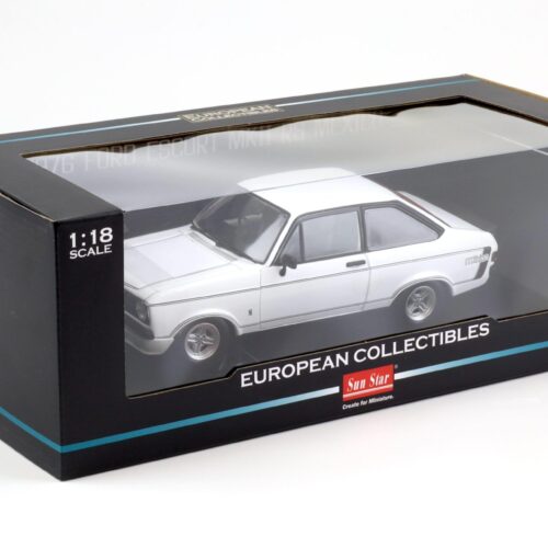 1:18 Sun Star Ford Escort MKII RS Mexico 1976 Diamond white