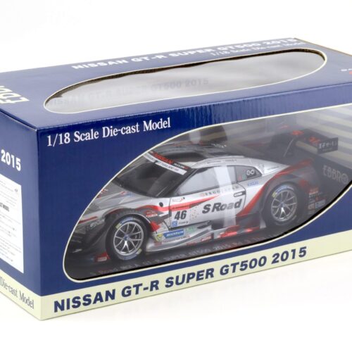 1:18 Ebbro Nissan GT-R Super GT500 2015 Rd.3 Thailand Winner S Road MOLA #46