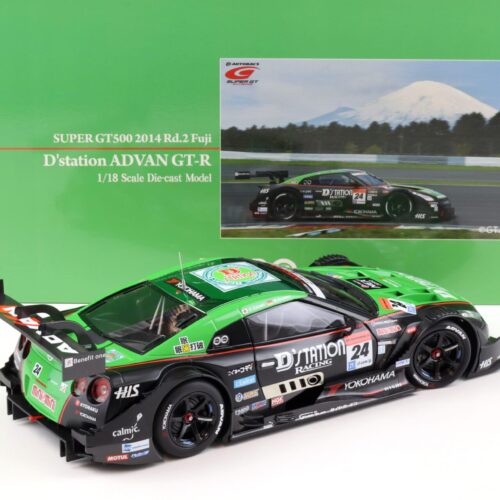 1:18 Ebbro Nissan GT-R Super GT500 2014 Rd.2 Fuji D´station ADVAN #24