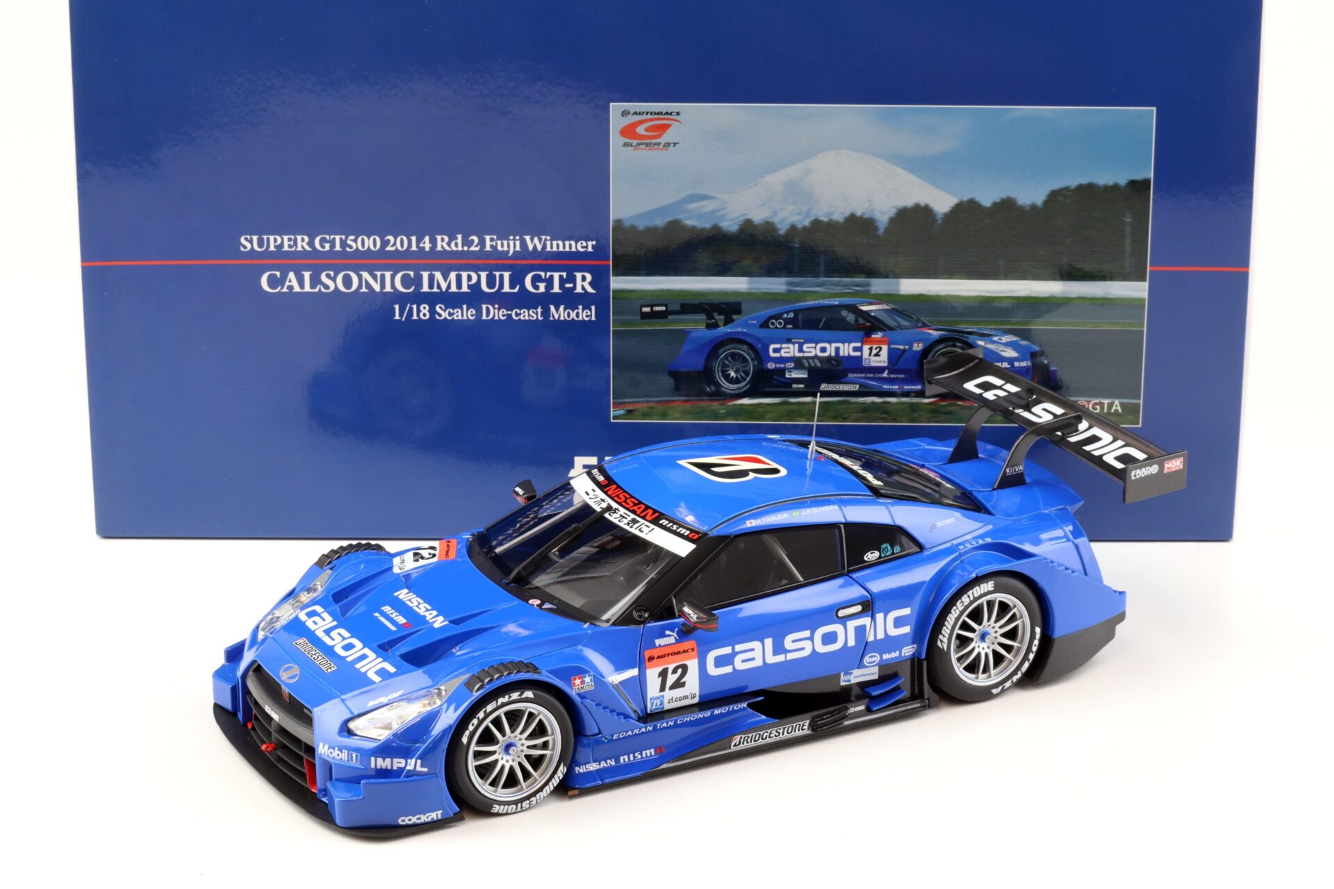 ID 93994 orig 1.jpg 1:18 Ebbro Nissan GT-R Super GT500 2014 Rd.2 Fuji Winner CALSONIC IMPUL #12