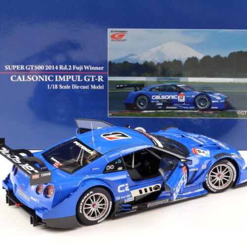 1:18 Ebbro Nissan GT-R Super GT500 2014 Rd.2 Fuji Winner CALSONIC IMPUL #12