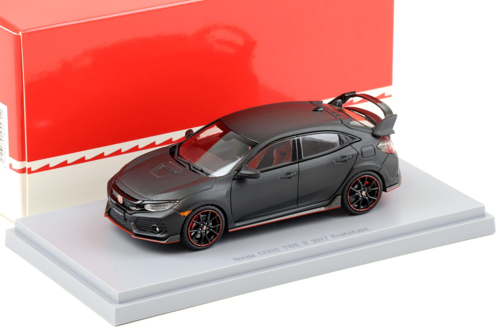 1:43 Ebbro Honda Civic Type R 2017 Prototype matt black