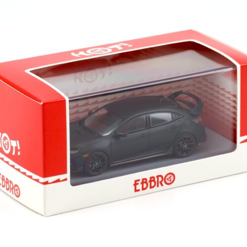 1:43 Ebbro Honda Civic Type R 2017 Prototype matt black