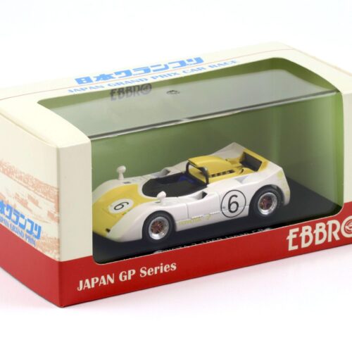 1:43 Ebbro Toyota 7 Japan GP 1969 #6 white/ yellow Mitsumasa Katie/ Kiyoshi Misaki