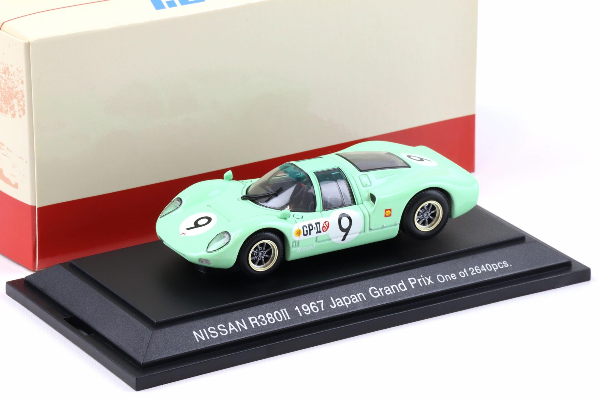 ID 94102 orig.jpg 1:43 Ebbro Nissan R380 II Japan GP 1967 #9 green