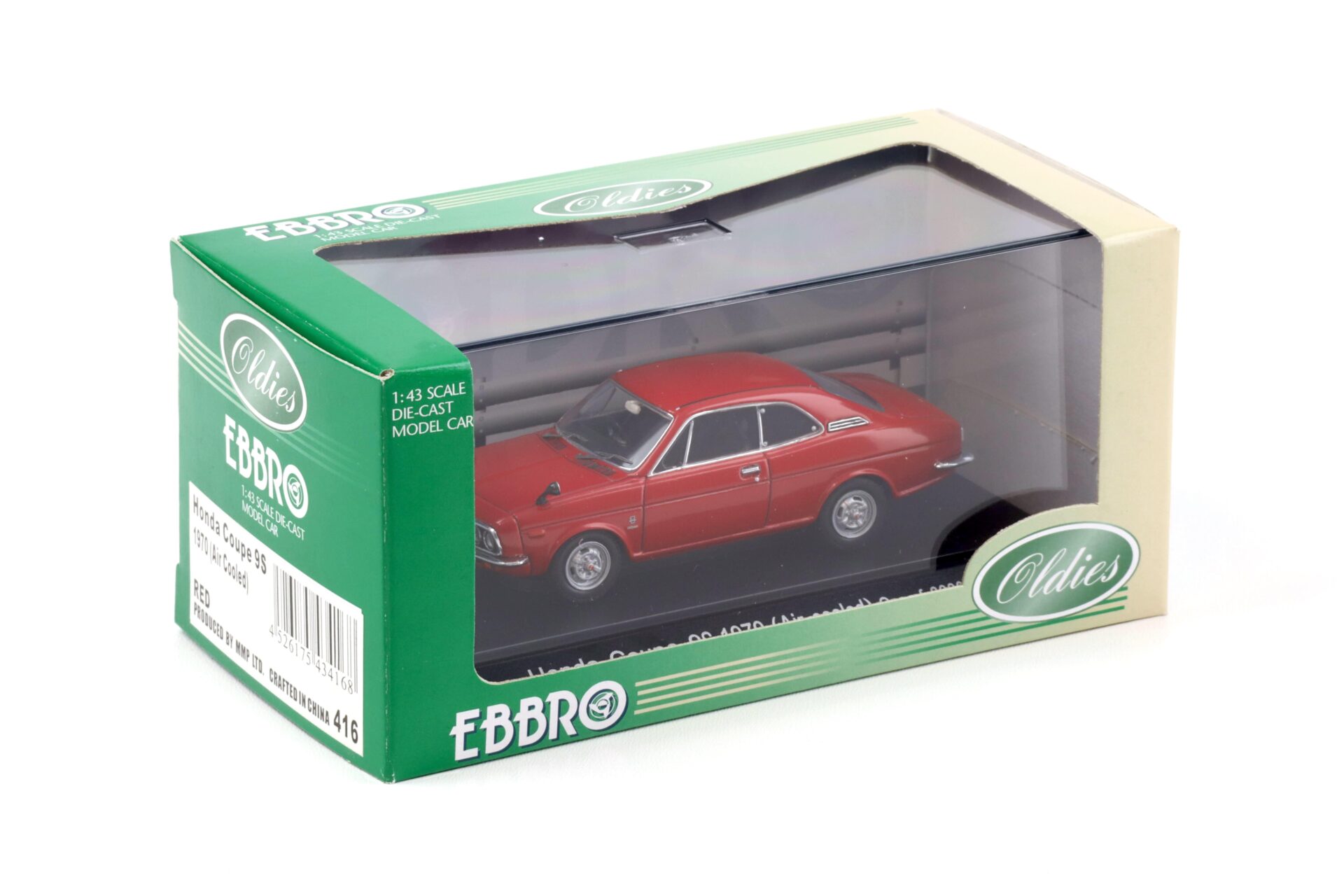 1:43 Ebbro Honda Coupe 9S 1970 Air Cooled red