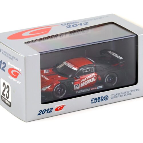 1:43 Ebbro Nissan GT-R Super GT500 MOTUL AUTECH GT-R #23 Okayama Test 2012