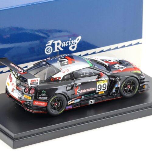 1:43 Ebbro Nissan GT-R R35 Super Taikyu 2018 #99 Y´s distraction GTNET GT-R