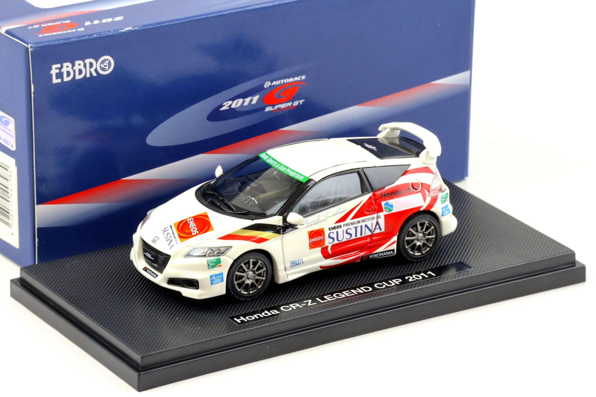 1:43 Ebbro Honda CR-Z Legend Cup SET B 2011 white