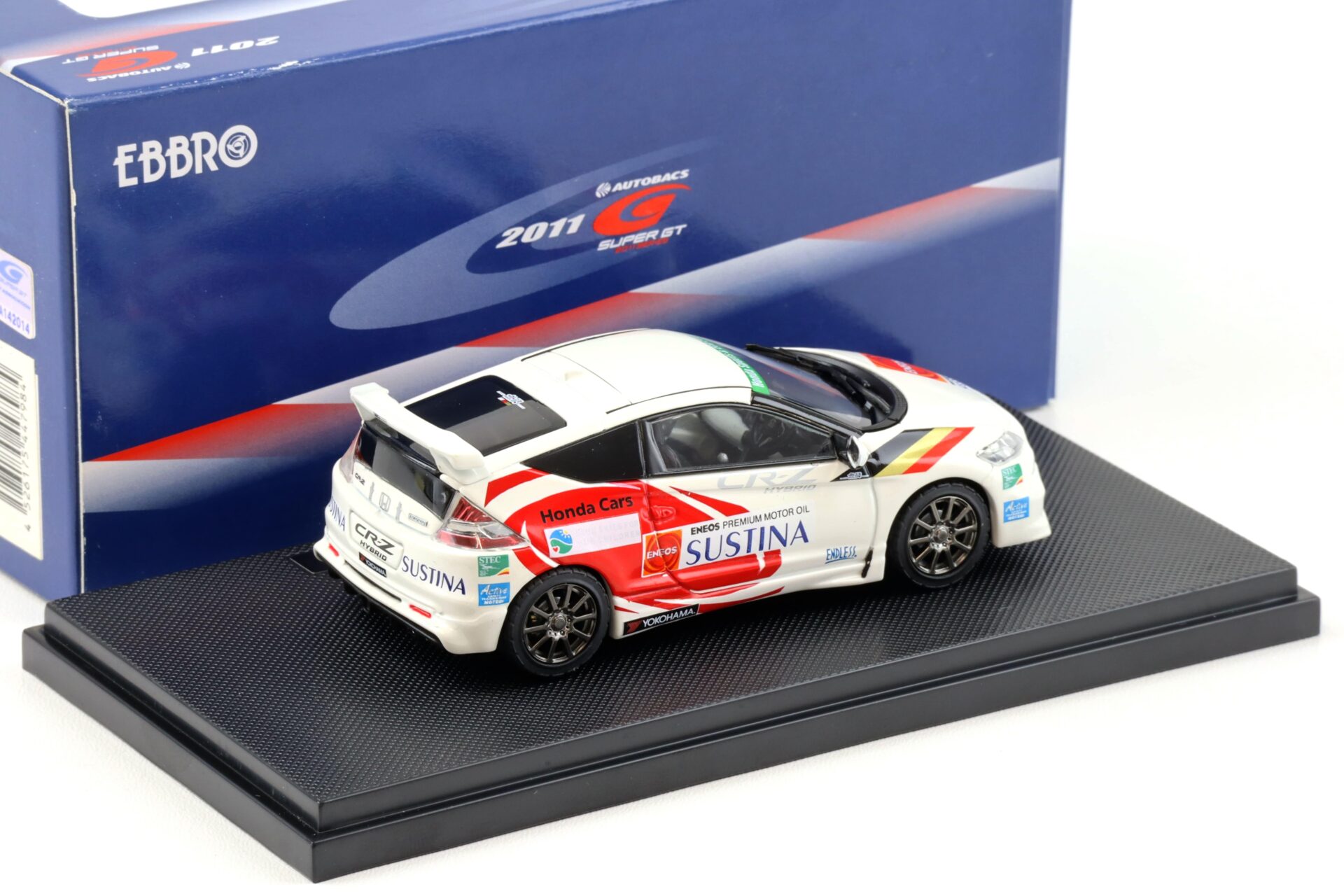 1:43 Ebbro Honda CR-Z Legend Cup SET B 2011 white