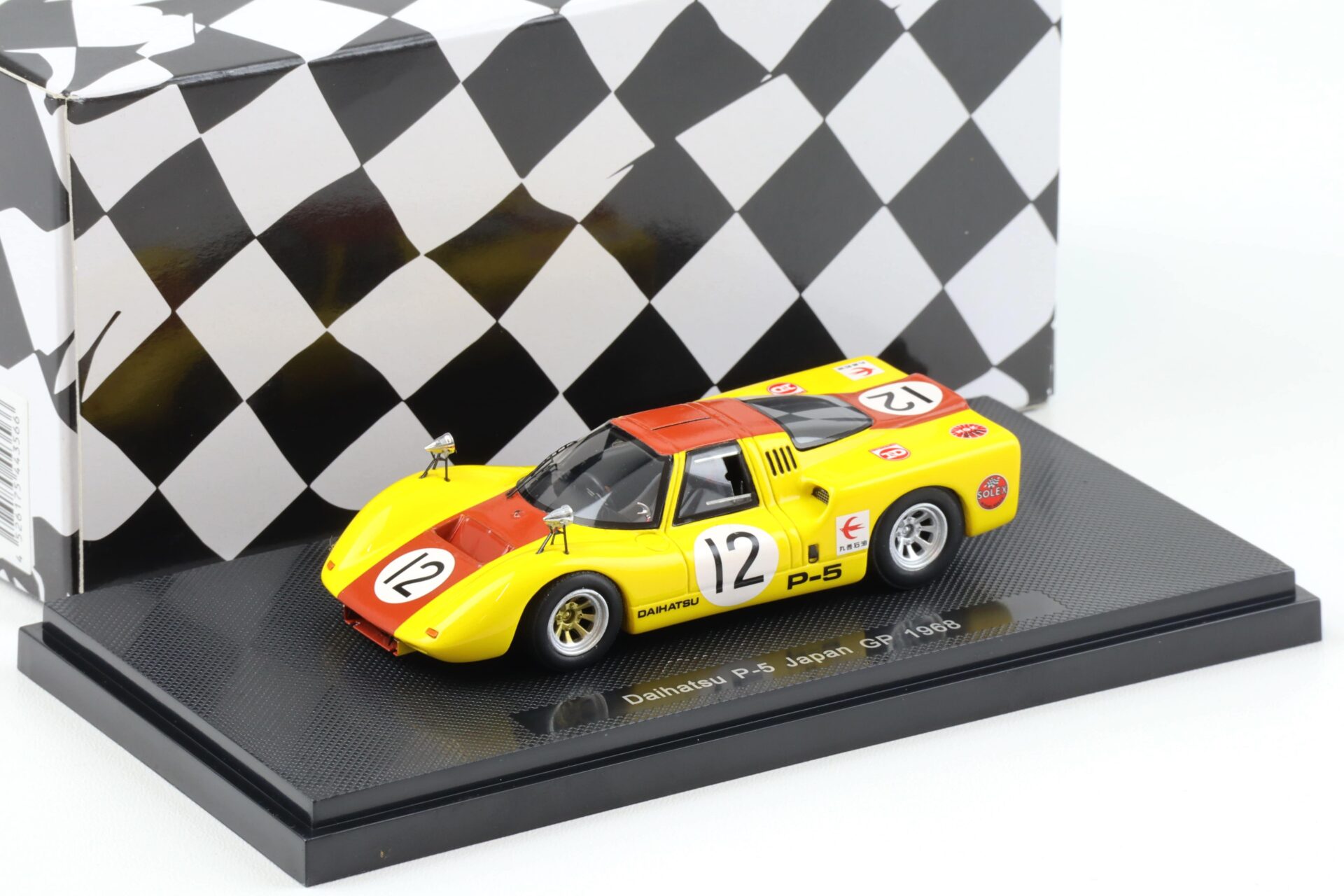 1:43 Ebbro Daihatsu P-5 Japan GP 1968 #12 yellow/ red