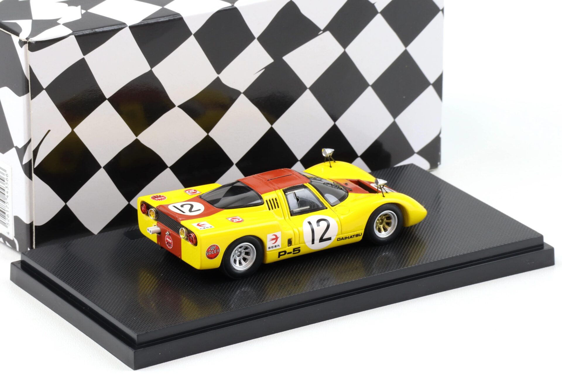 1:43 Ebbro Daihatsu P-5 Japan GP 1968 #12 yellow/ red