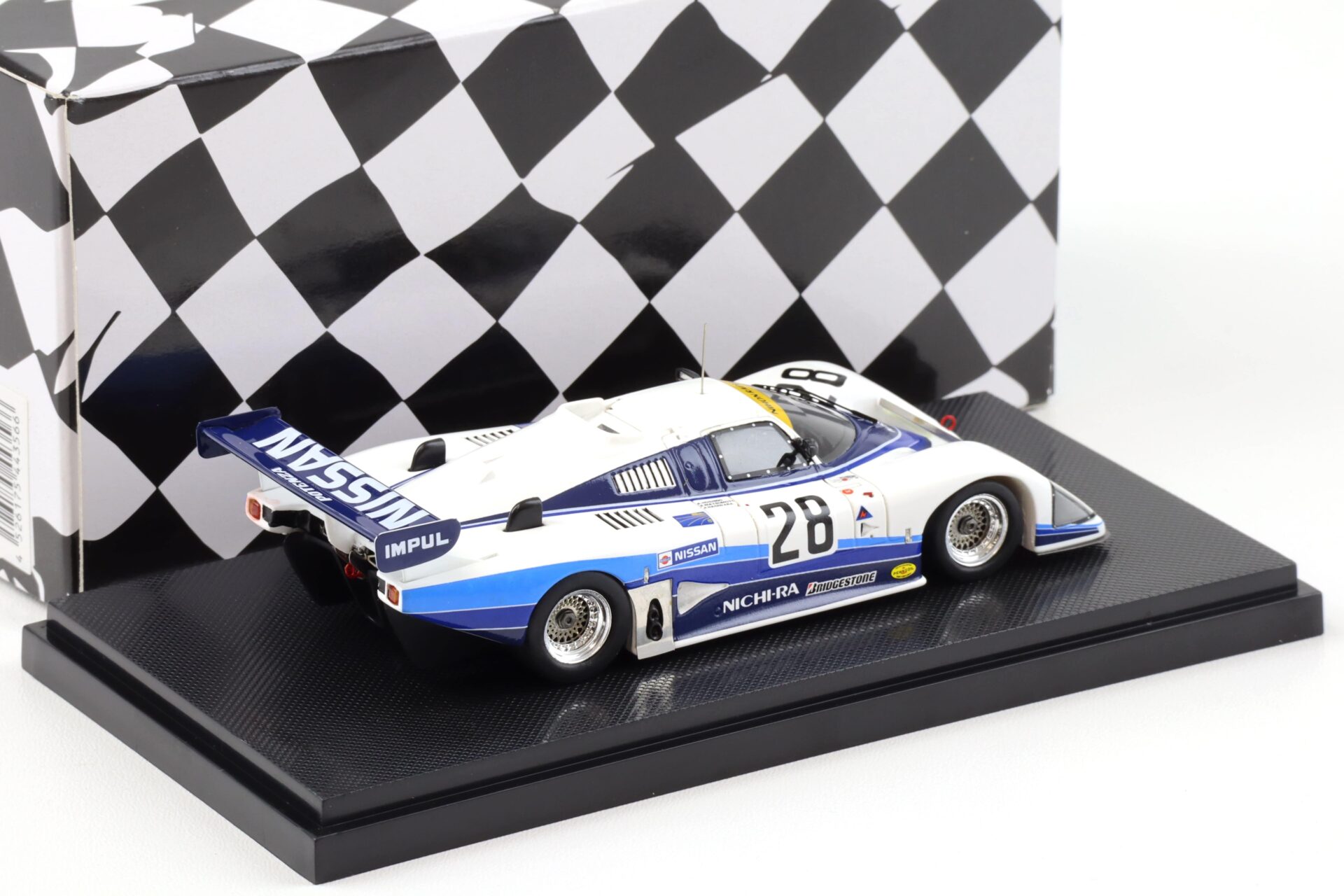 1:43 Ebbro Nissan Silvia Turbo C NICHI-RA 1985 WEC Japan #28 Hoshino