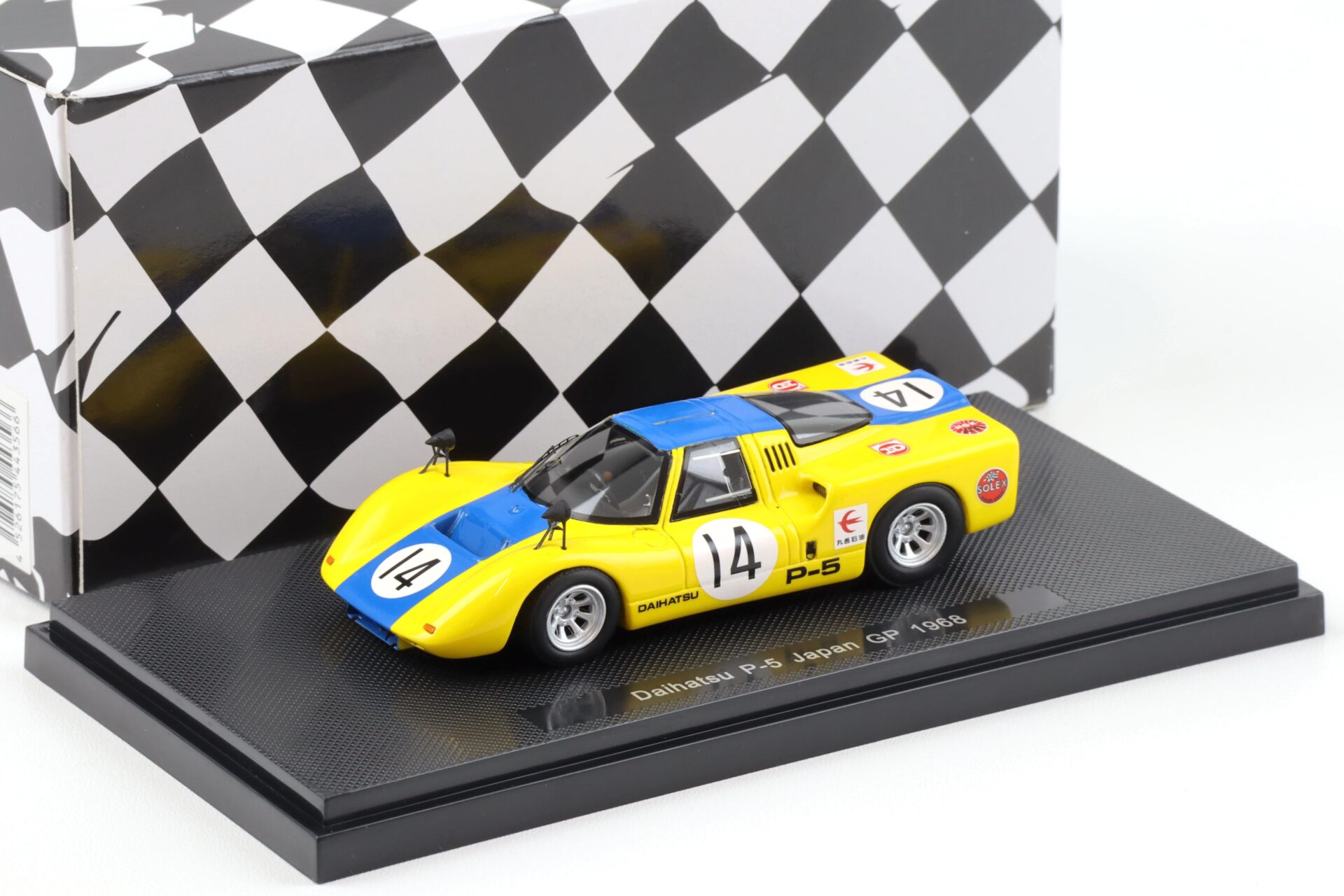 1:43 Ebbro Daihatsu P-5 Japan GP 1968 #14 yellow/ blue