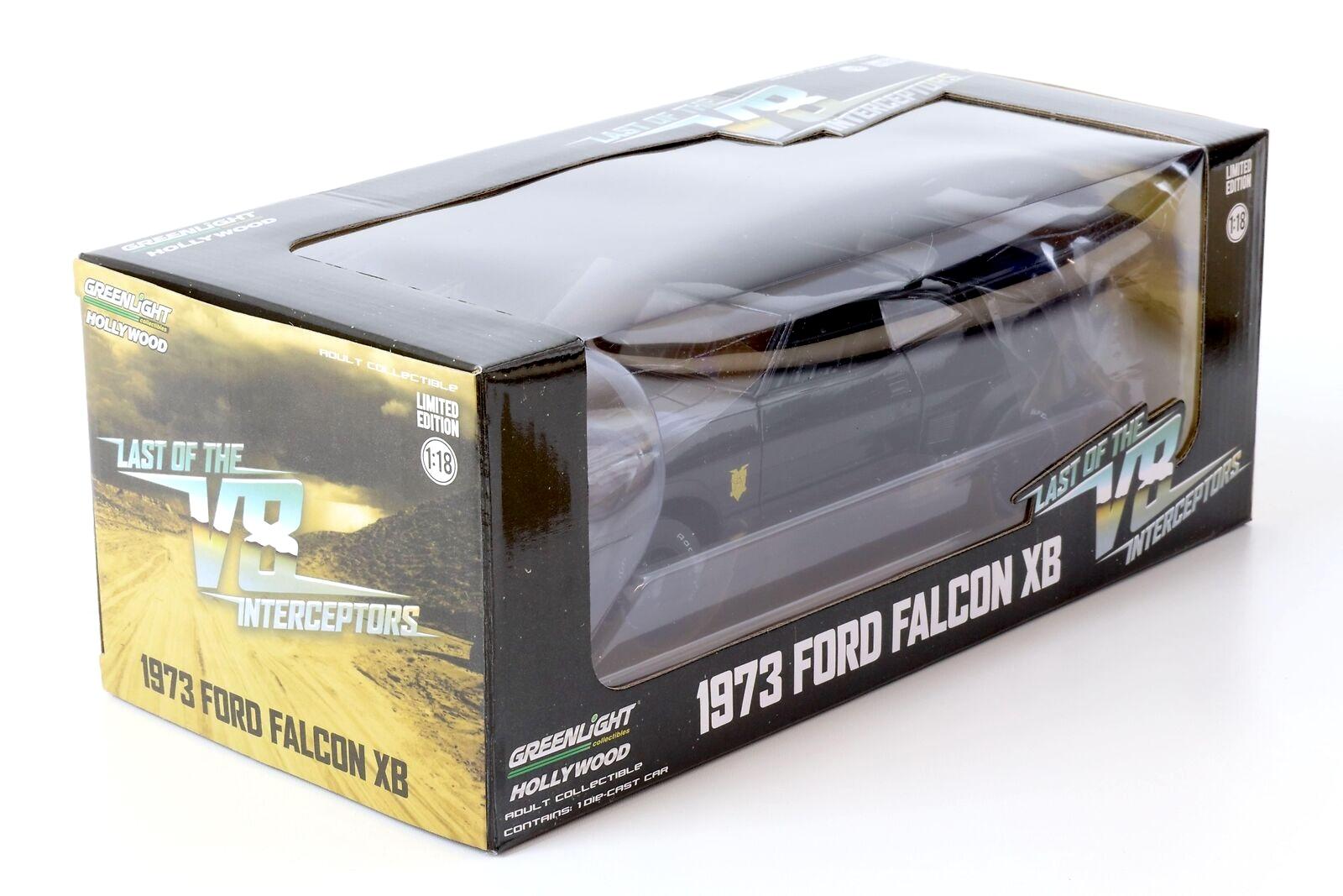 1:18 Greenlight 1973 Ford Falcon XB Last of the V8 Intercopters black