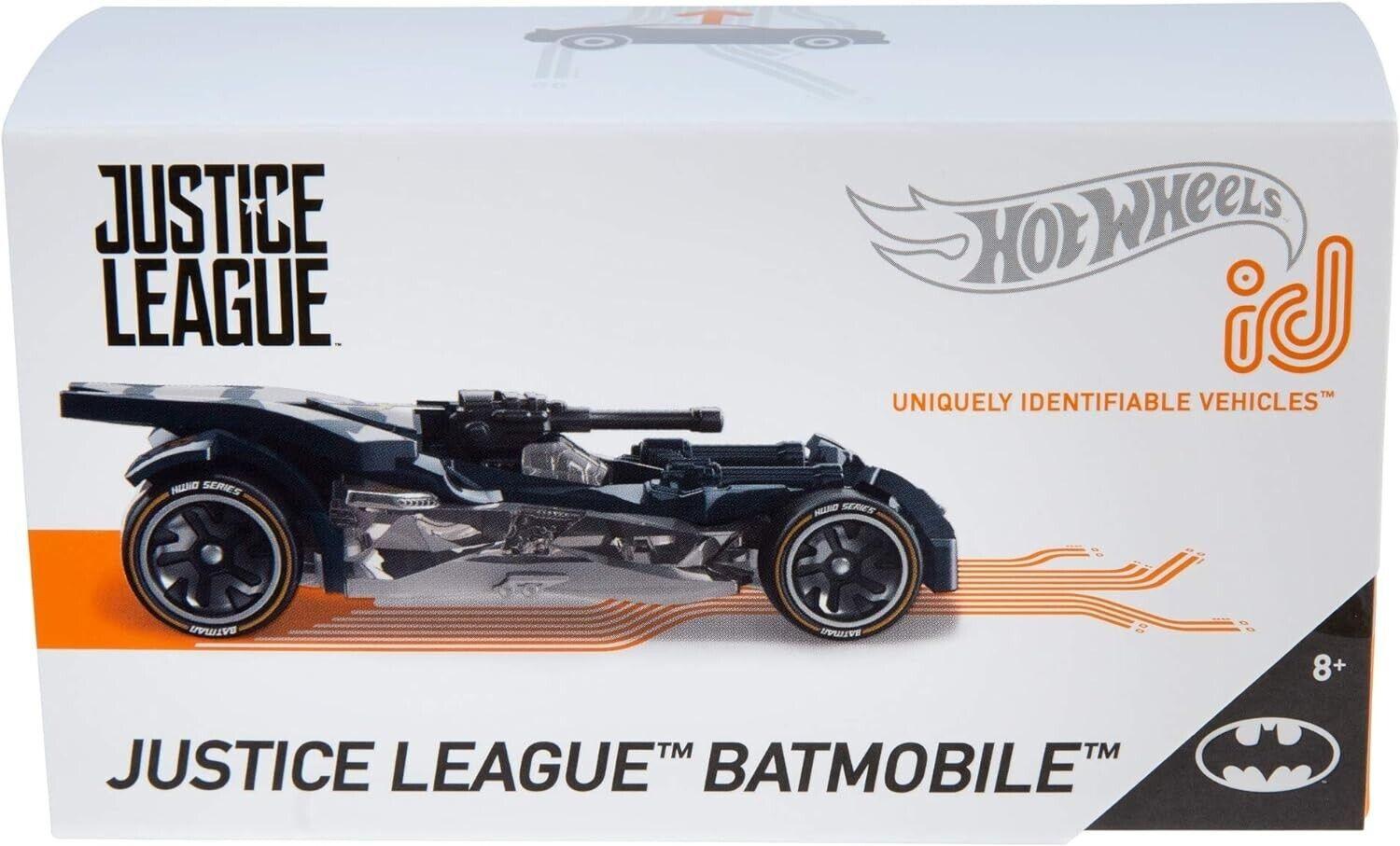 1:64 Hot Wheels ID Series 2021 Batman Justice League Batmobile red