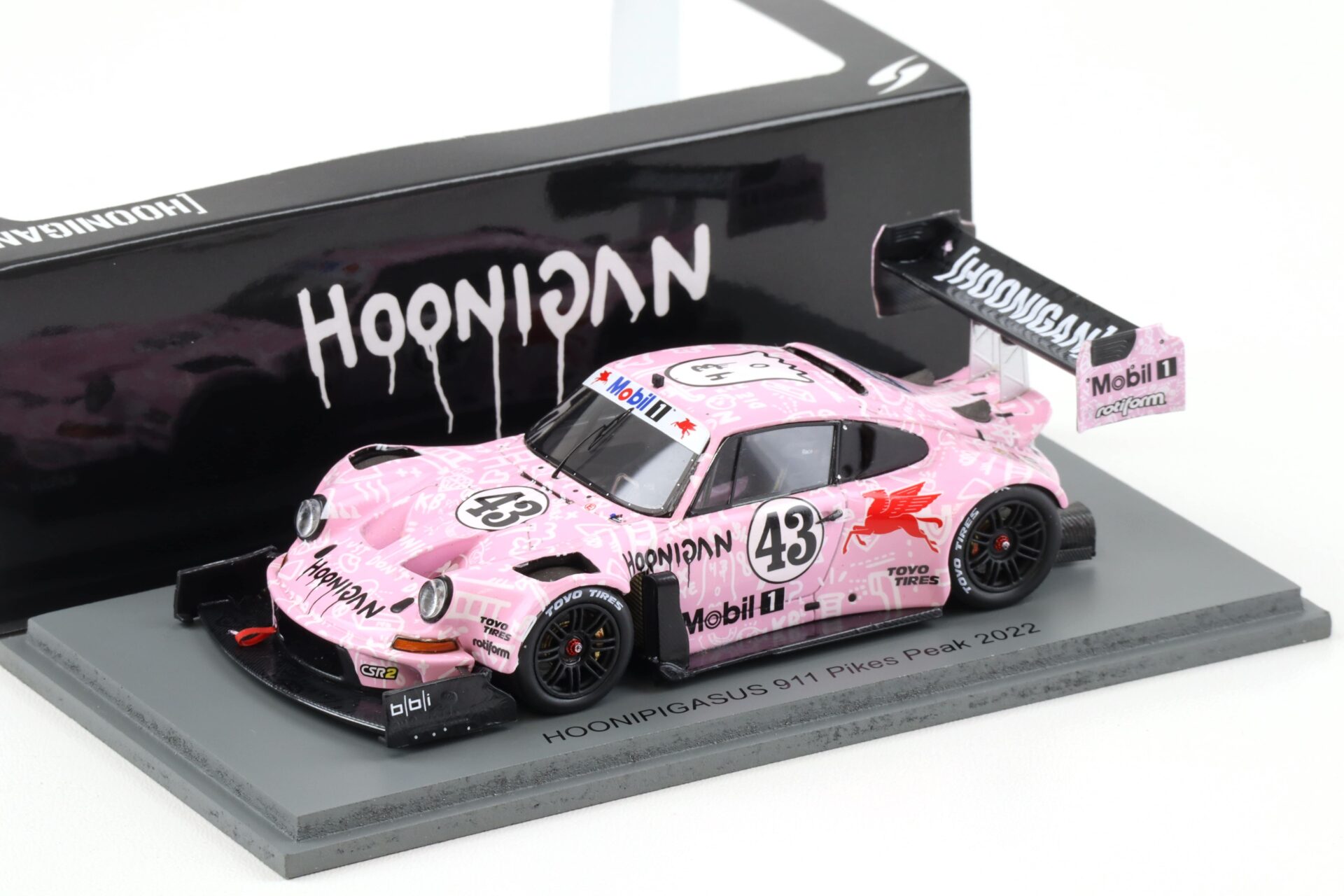 1:43 Spark Porsche 911 HOONIPIGASUS 911 Pikes Peak 2022 Ken Block #43