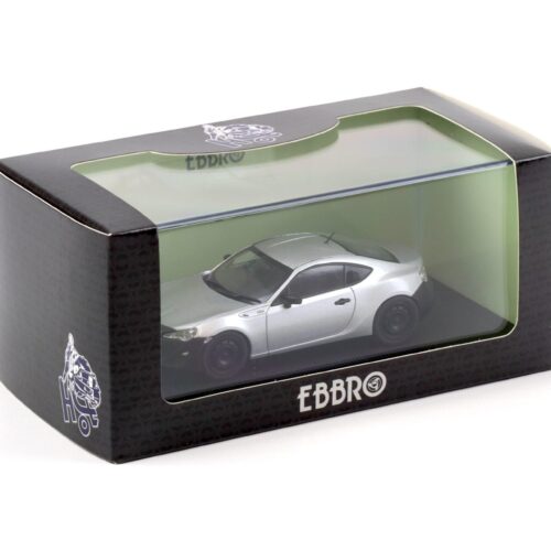 1:43 Ebbro Toyota 86 RC Coupe Sterling silver metallic/ black