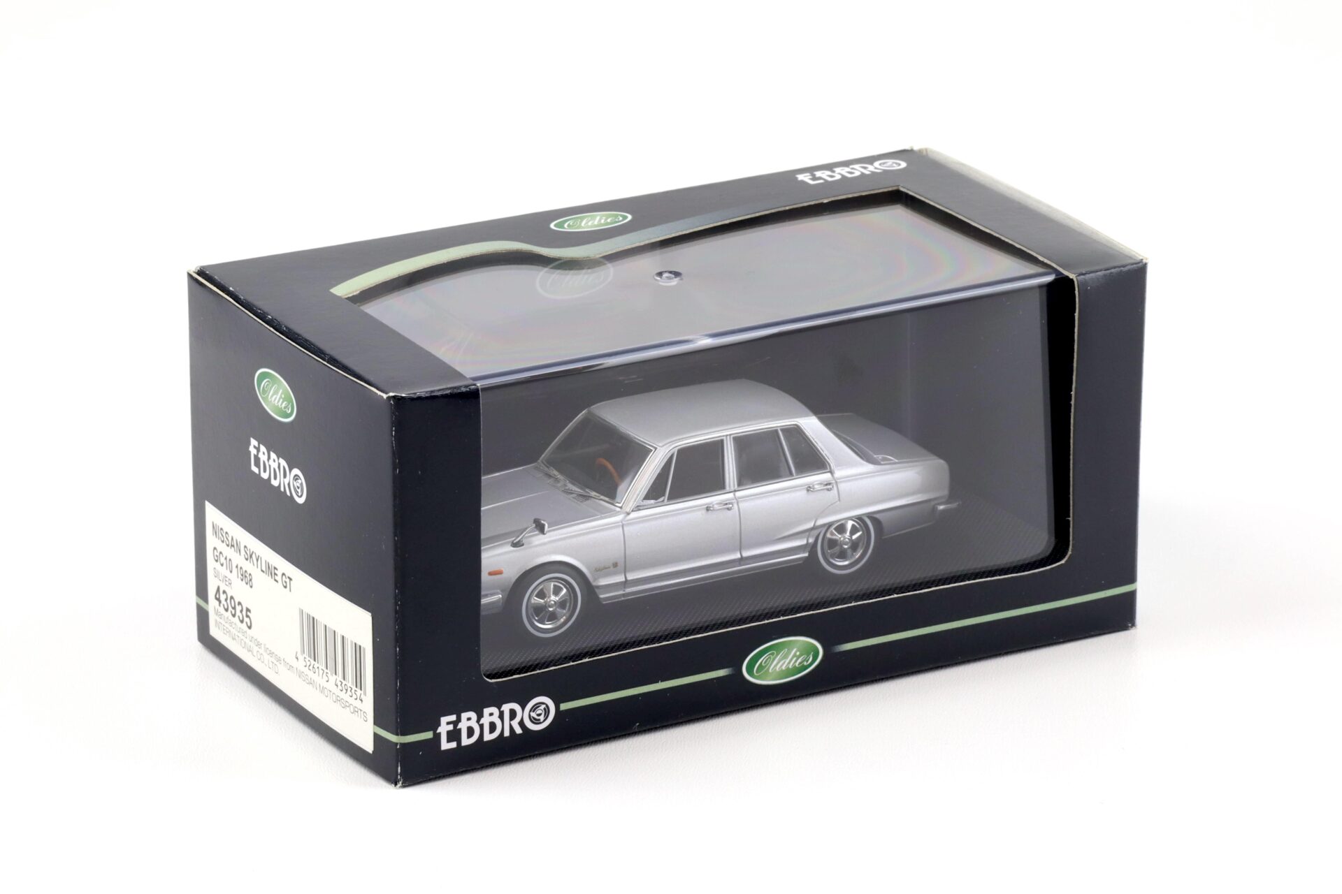 1:43 Ebbro Nissan Skyline GT GC10 1968 silver
