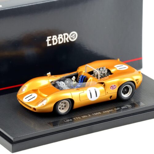 1:43 Ebbro Lola T70 MK.2 Japan GP 1968 #11 Yasuda gold