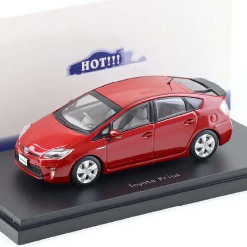 1:43 Ebbro Toyota Prius red Mica metallic 2012