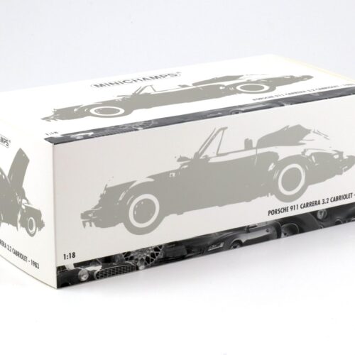 1:18 Minichamps Porsche 911 Carrera 3.2 Cabriolet 1983 grey metallic