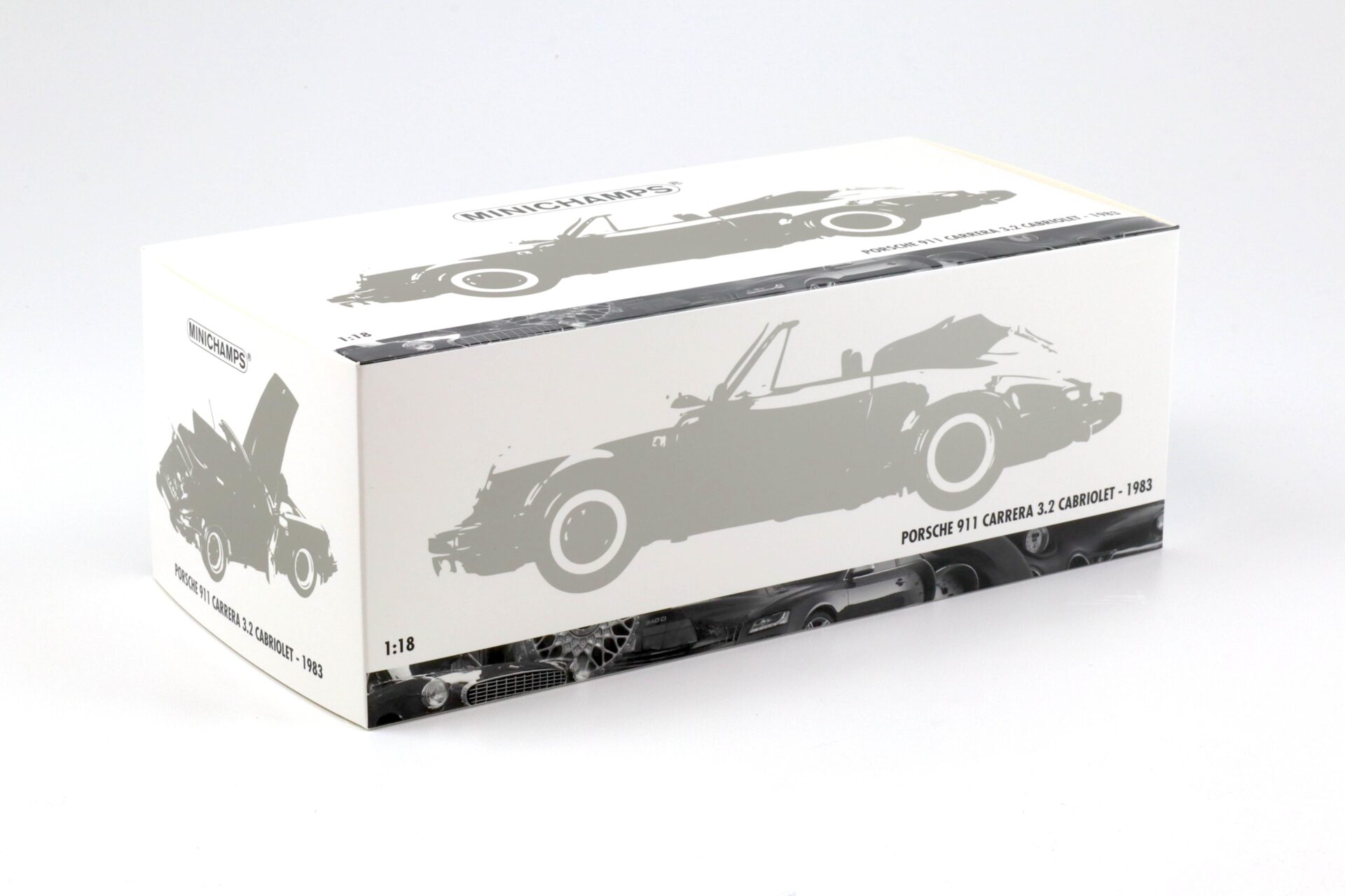 1:18 Minichamps Porsche 911 Carrera 3.2 Cabriolet 1983 grey metallic