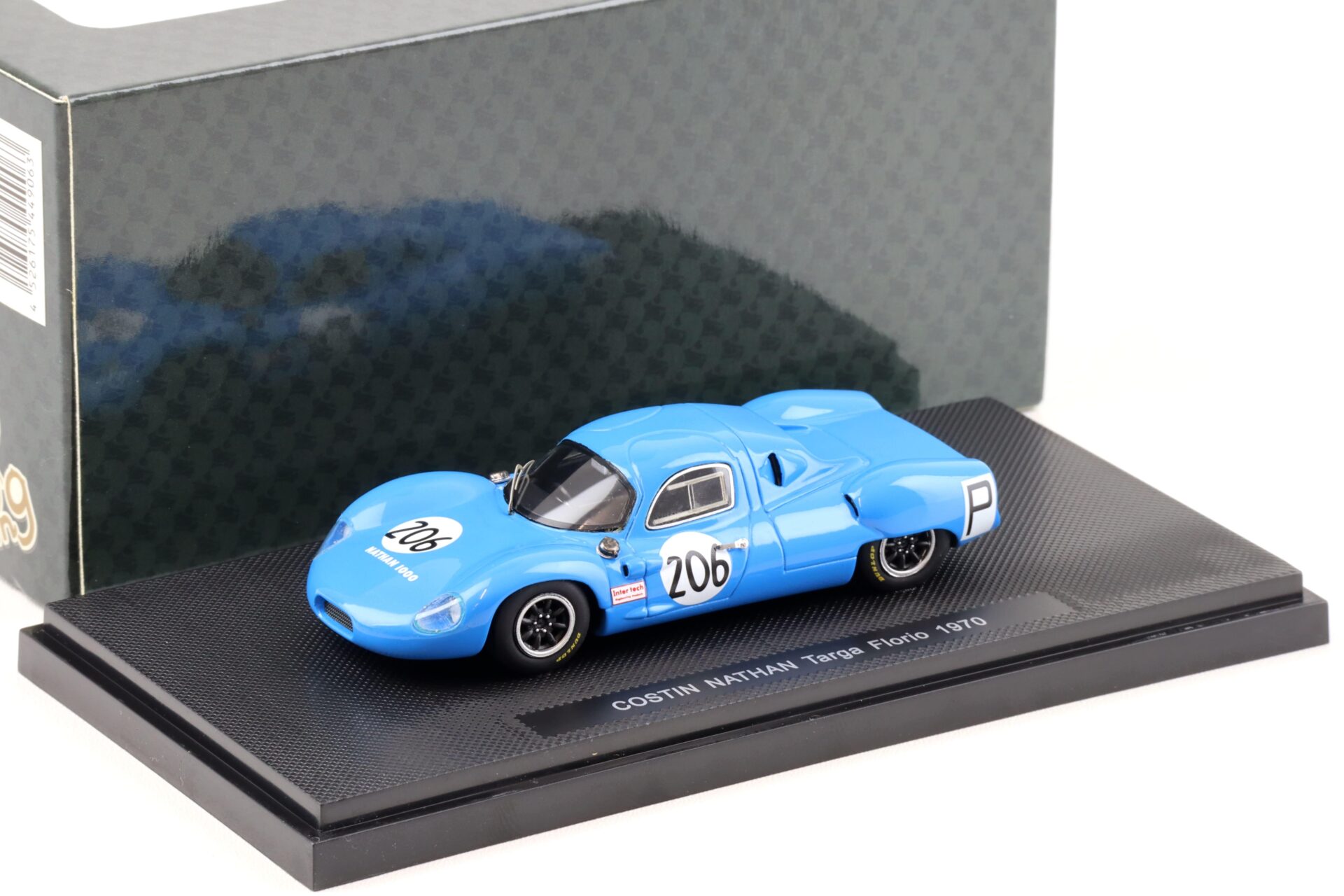 1:43 Ebbro Costin Nathan Targa Florio 1970 #206 blue