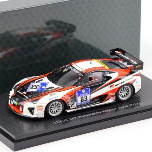 1:43 Ebbro Lexus LFA Nürburgring 24h Race 2012 #83 Gazoo Racing Kinoshita