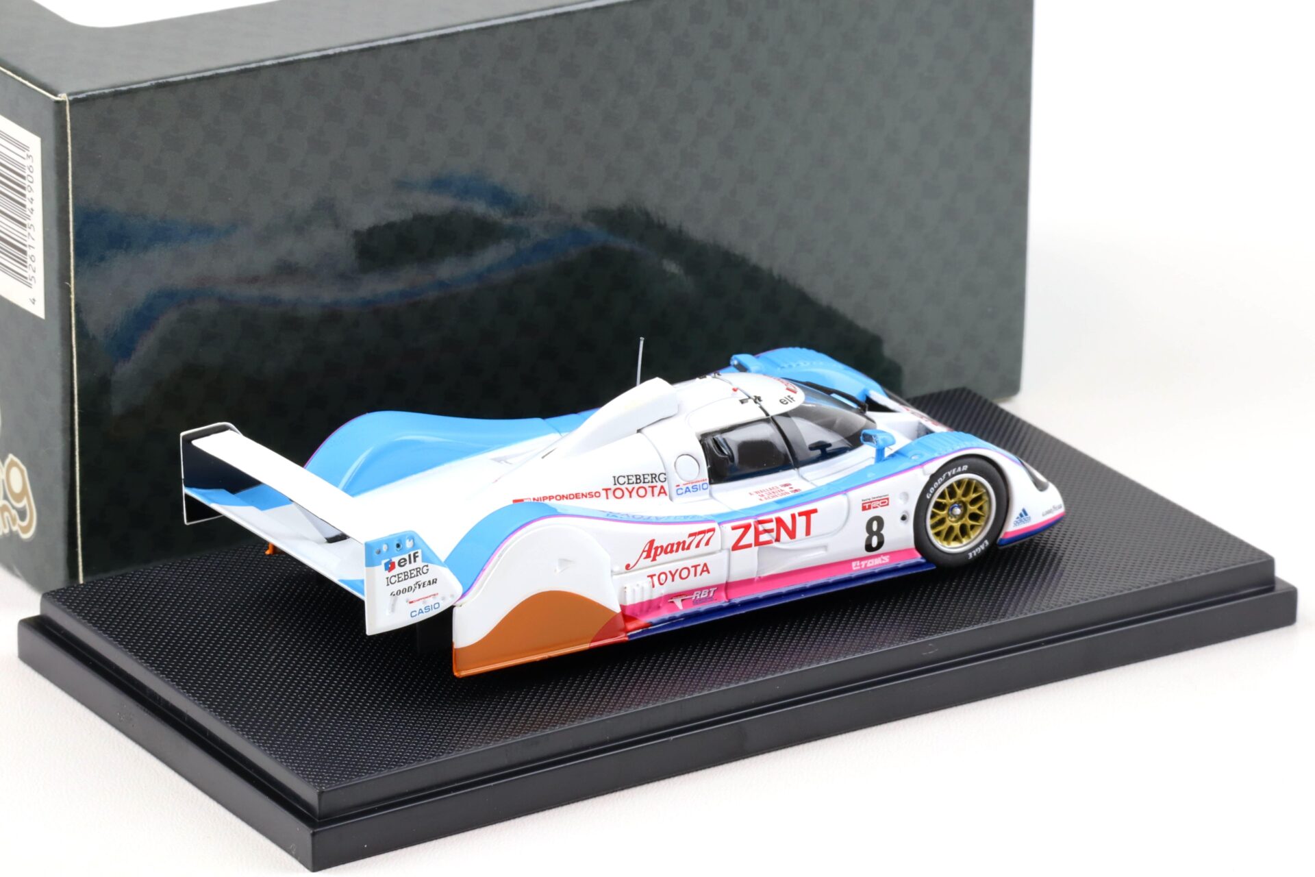 1:43 Ebbro Toyota TS010 ZENT 1992 Le Mans 24h 8th overall #8 Lammers/ Wallace