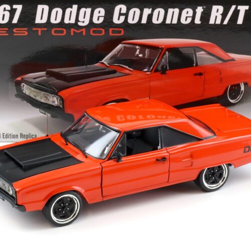 1:18 ACME 1967 Dodge Coronet R/T RESTOMOD red-orange/ black