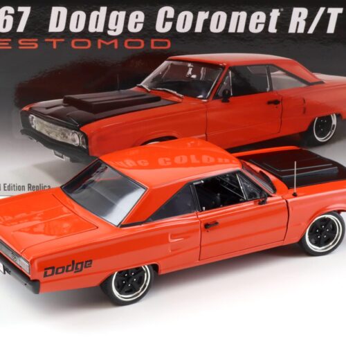 1:18 ACME 1967 Dodge Coronet R/T RESTOMOD red-orange/ black