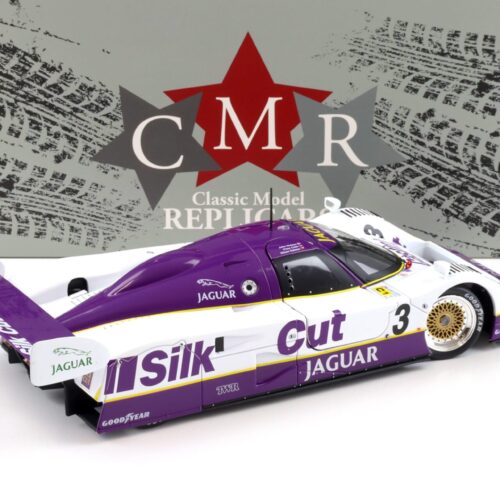 1:18 CMR Jaguar XJR-12 #3 Winner 24h Le Mans 1990 Silk Cut Nielsen, Cobb, Brundle