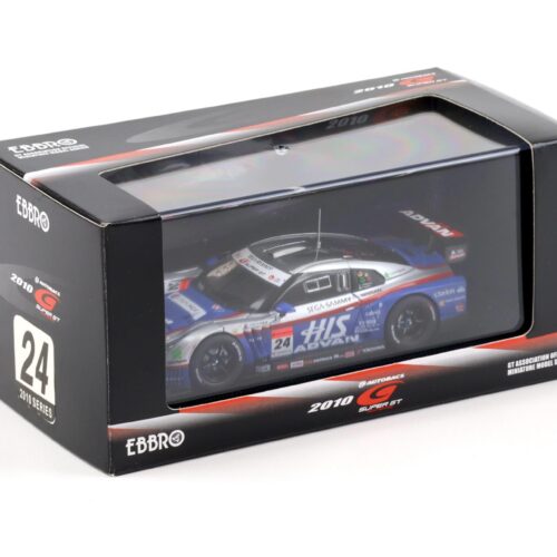 1:43 Ebbro Nissan GT-R Super GT500 HIS ADVAN KONDO 2010 Rd.4 Sepnag #24