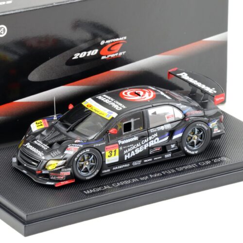 1:43 Ebbro Toyota Corolla MAGICAL CARBON apr Axio Fuji Sprint Cup 2010