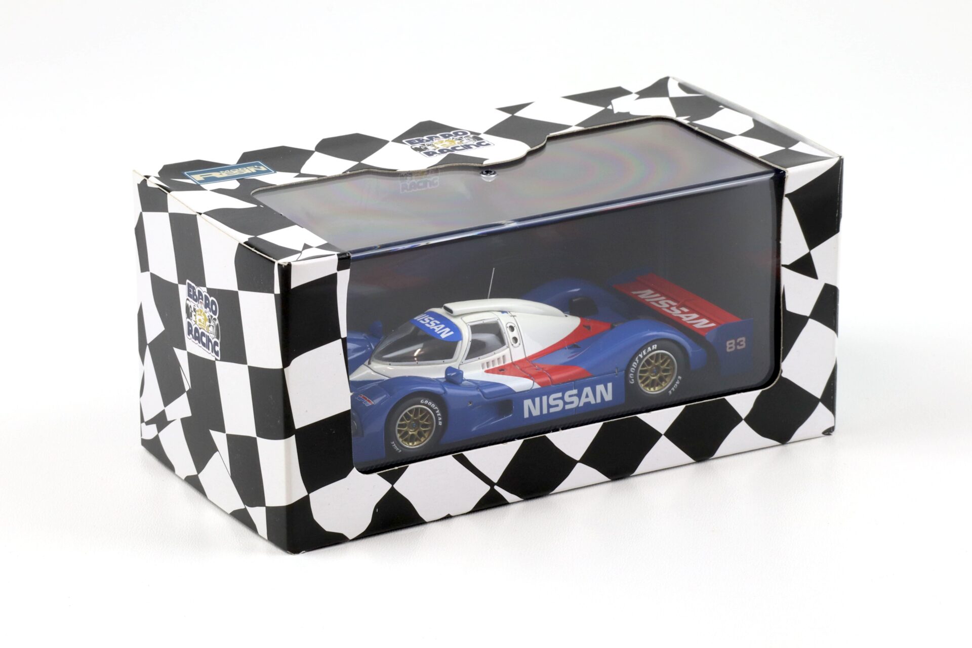 1:43 Ebbro Nissan P35 Prototype Le Mans 1992 O´Connell #83 blue