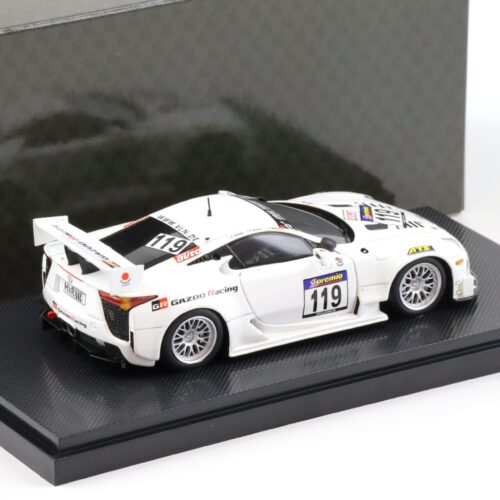 1:43 Ebbro Lexus LFA Nürburgring VLN 4-hour Race 2011 #119 GAZOO Oshima