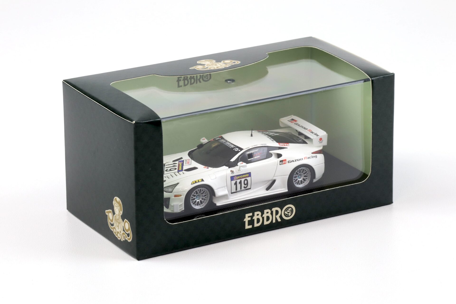 1:43 Ebbro Lexus LFA Nürburgring VLN 4-hour Race 2011 #119 GAZOO Oshima