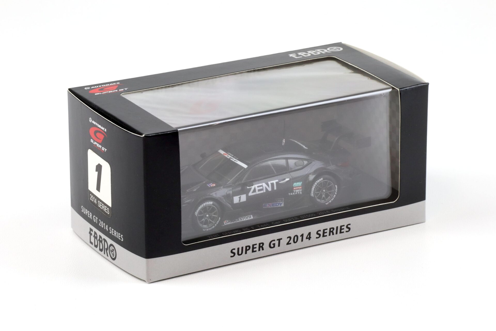 1:43 Ebbro Lexus RC F Super GT500 ZENT CERUMO RC F Test Car 2014 Sepang #1