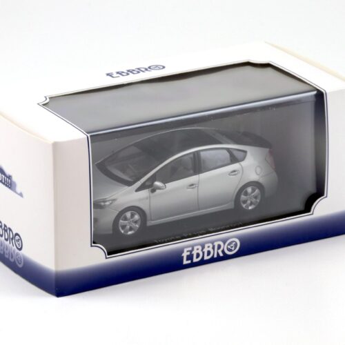 1:43 Ebbro Toyota Prius Moonroof silver metallic 2012