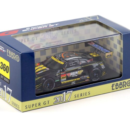 1:43 Ebbro Nissan GT-R R35 Super GT300 RUNUP GT-R 2017 #360 Shibata/ Tanaka/Aoki