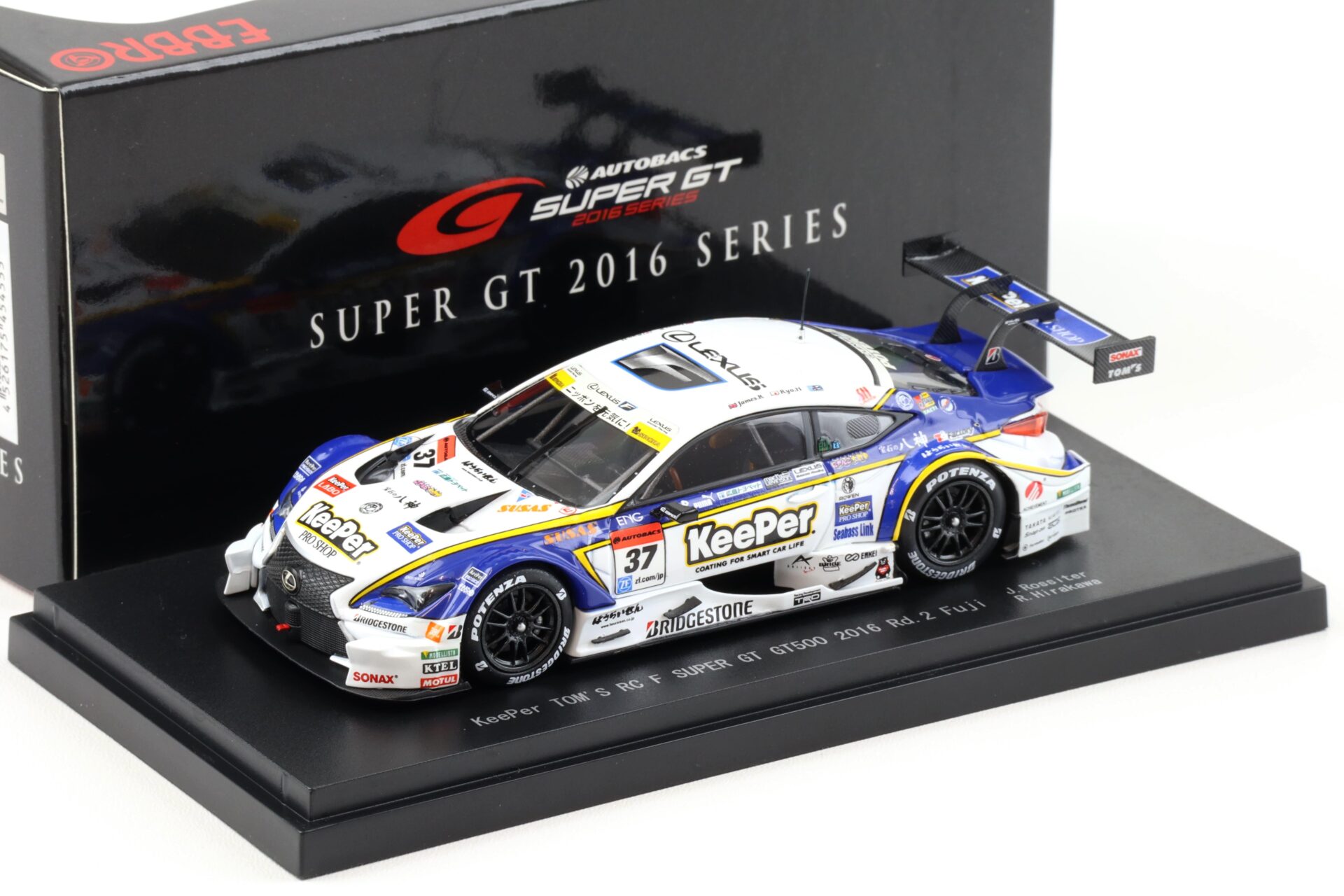 ID 94741 orig 1.jpg 1:43 Ebbro Lexus RC F Super GT500 KeeOer TOM´s RC F 2016 #37 Rd.2 Fuji