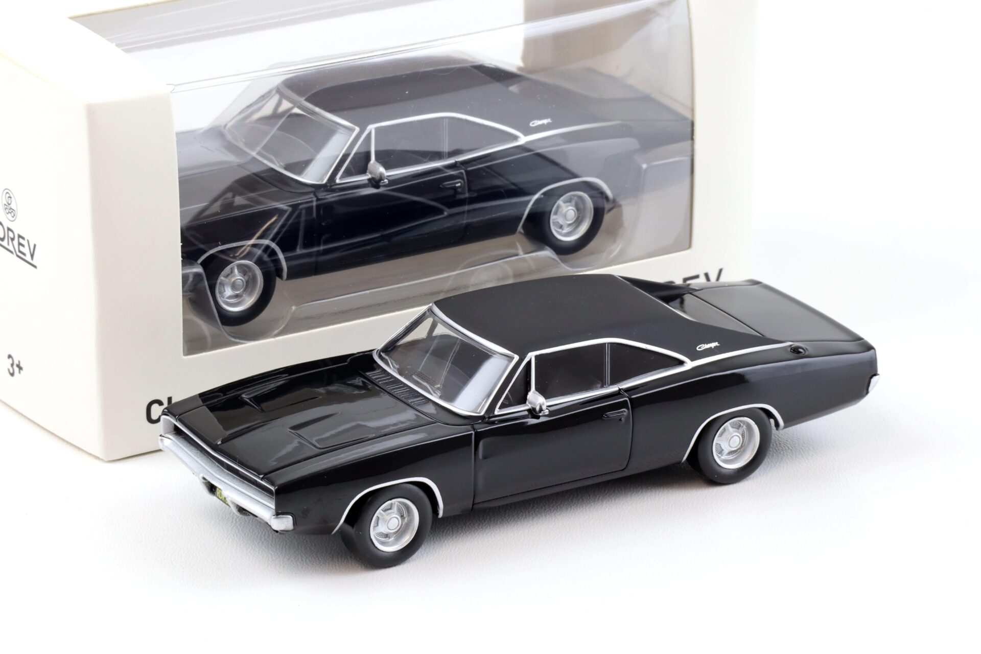 1:43 Norev Jet Car 1968 Dodge Charger black 95004