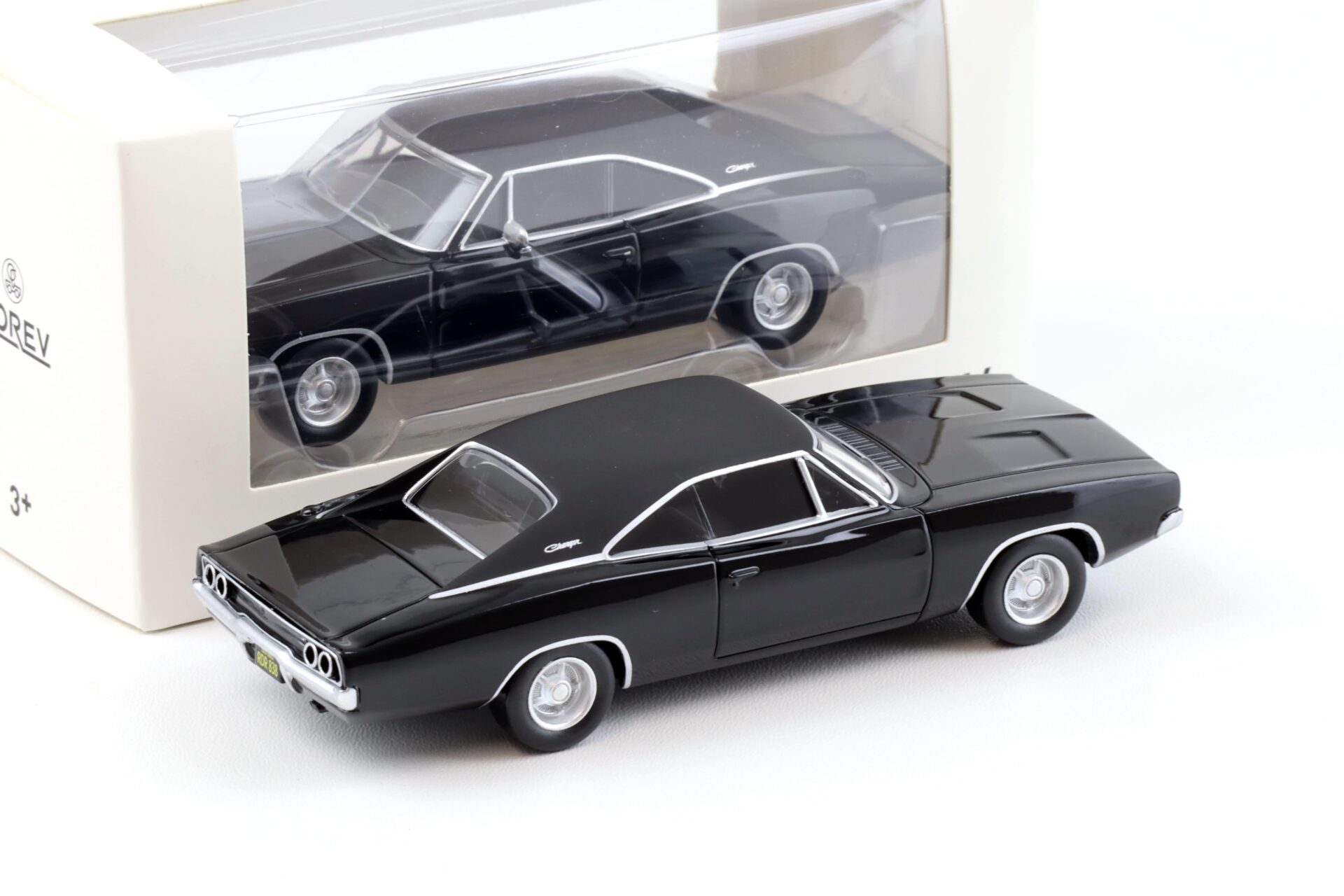 1:43 Norev Jet Car 1968 Dodge Charger black 95004