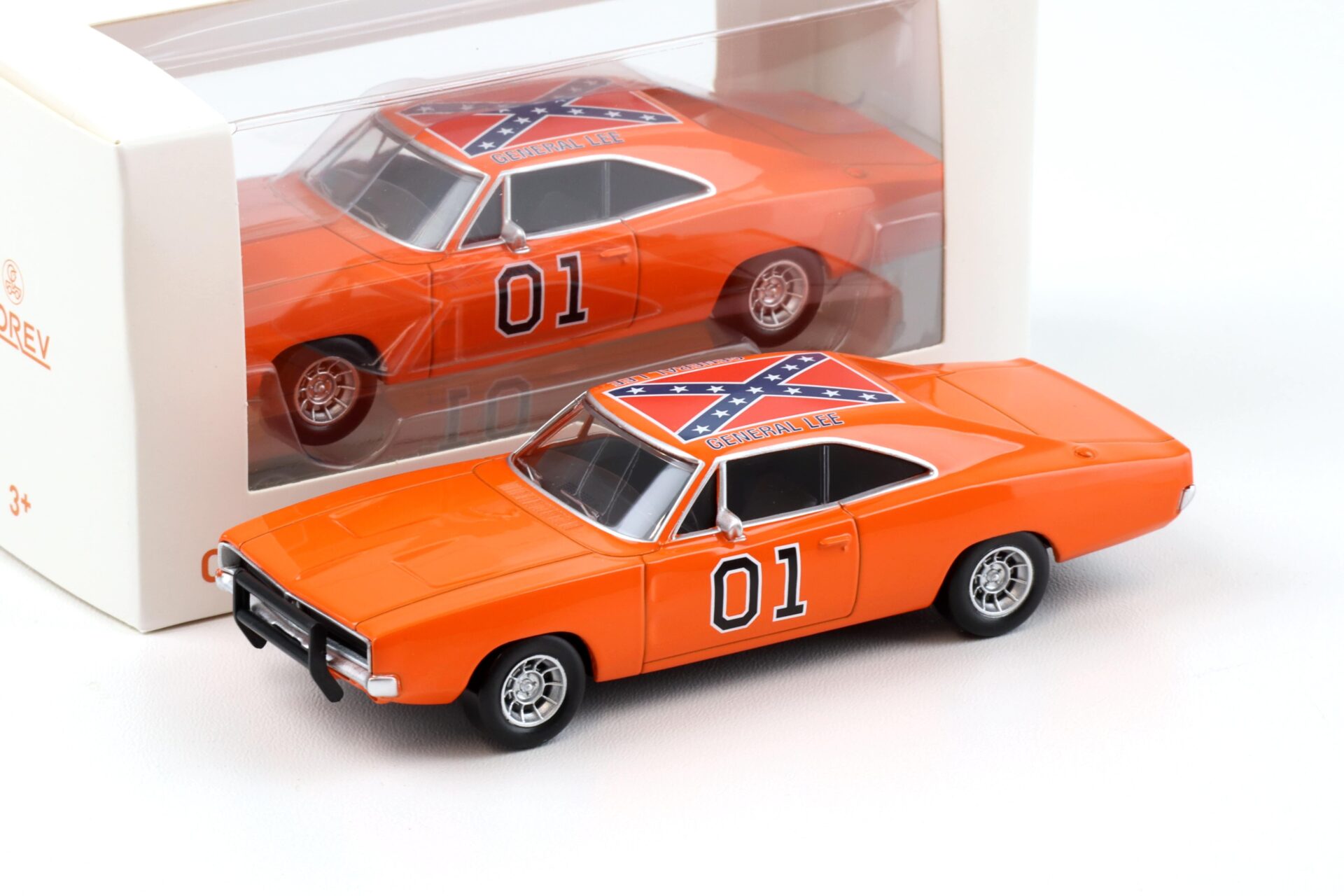 1:43 Norev Jet Car 1969 Dodge Charger General Lee orange 950003
