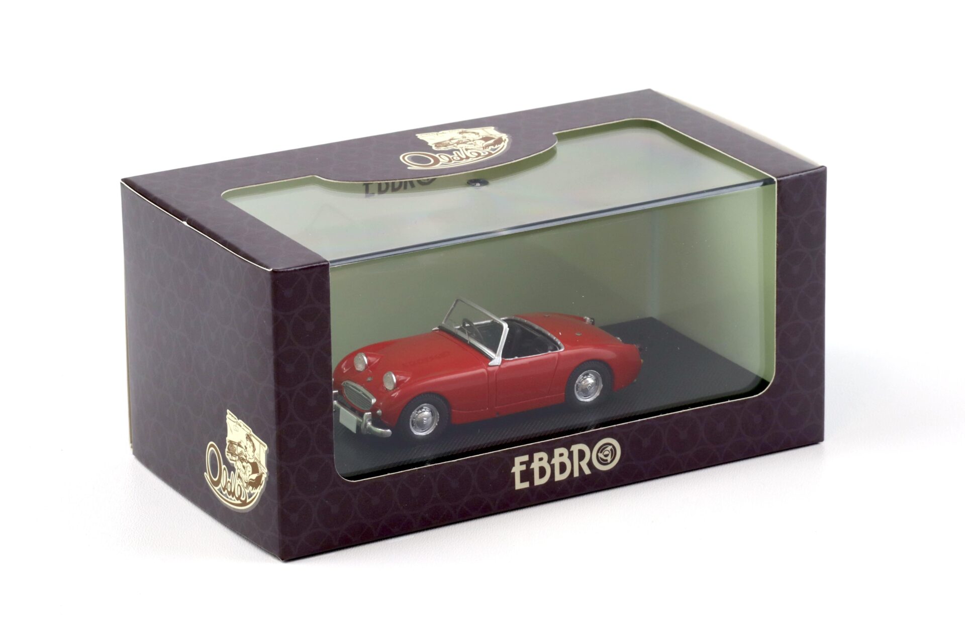 1:43 Ebbro Austin Healey Sprite MK.1 Roadster 1958 red