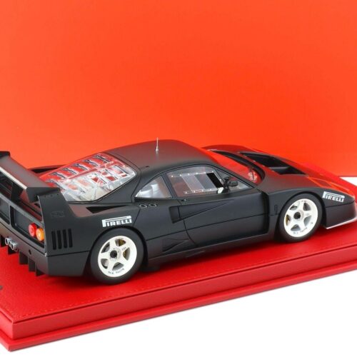 1:18 BBR Ferrari F40 LM Two Light Test Monza Version 1989 matt black - Limited 100 pcs.