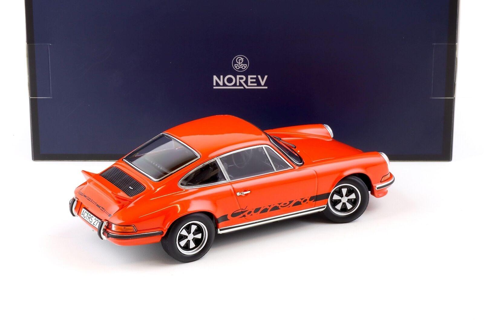 1:18 Norev Porsche 911 RS Touring 1973 blood orange & black - Limited 300 pcs.